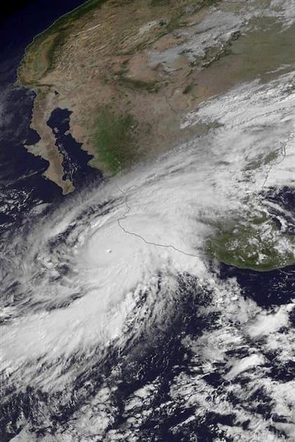Una impresionante vista de Patricia