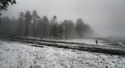 Decenas de personas publicaron sus fotos de la nevada. Gentileza: JAVIER ASTORGA