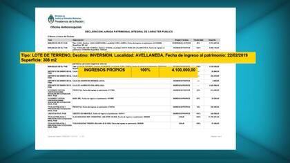 Declaración jurada del ministro