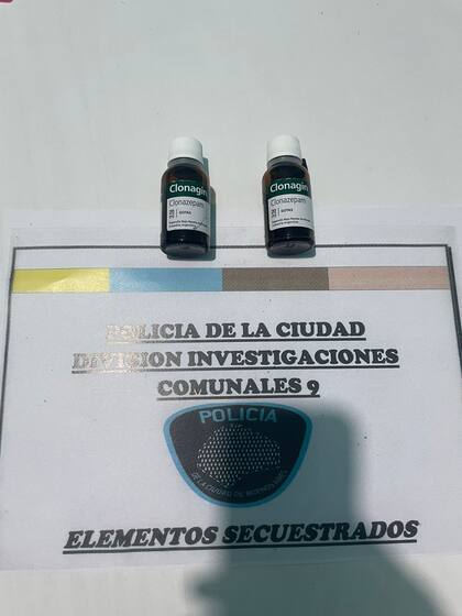 Decomisaron frascos con clonazepam en gotas