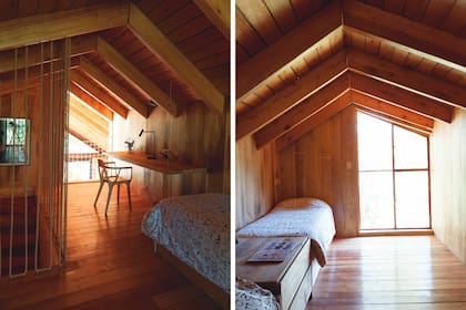 Decoración sintética, buena luz, revestimiento cálido y altura razonable para el cuarto de huéspedes