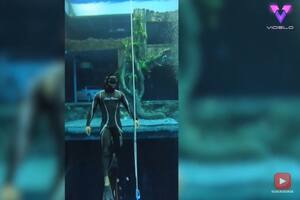 Un buceador descubre una “ciudad perdida” en la piscina más profunda del mundo