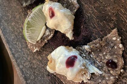 Degustación de tacos.