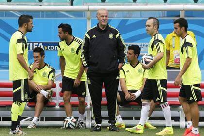 Del Bosque, campeón del Mundo con España en 2010, con su selección