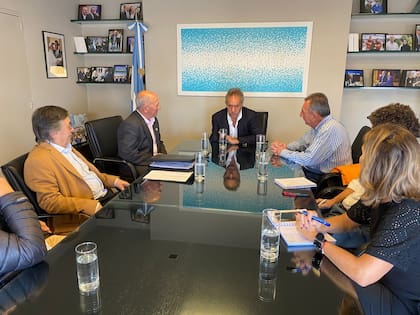 Del encuentro también participaron los dirigentes César Guatti, Daniel Lavayén y Sebastián Apesteguía