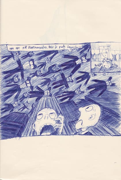 Del libro "Kid A Mnesia: A Book of Radiohead Artwork"