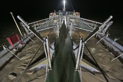 La arena extraída será usada para la construcción de edificos