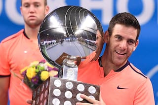 Del Potro campeón: aplastó a Jack Sock y conquistó el ATP 250 de Estocolmo