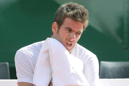 Del Potro, en su última participación en la Davis, en la semis ante República Checa, en 2012
