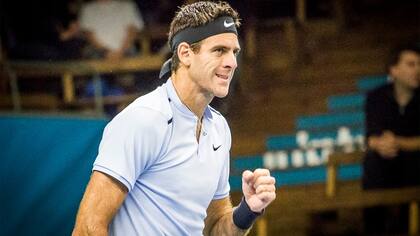 Del Potro festejó su pase a semifinales