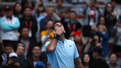 Del Potro ganó en su debut en Pekín