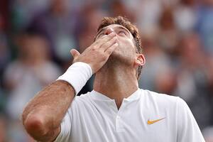 Del Potro jugó un partido perfecto ante Feliciano López y se afirma en Wimbledon