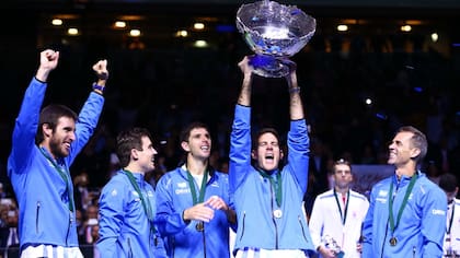 Del Potro levanta la Copa Davis; un día histórico para el tenis argentino