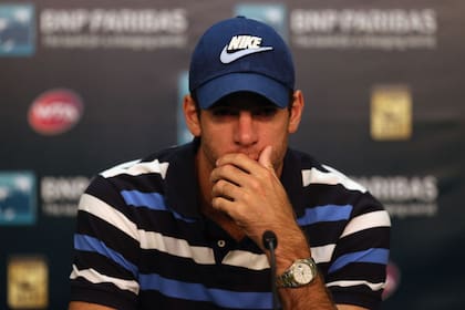 Del Potro, preso de las lesiones