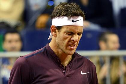 Del Potro se bajó del Masters 1000 de Roma por dolores en su muñeca