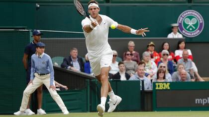 Del Potro, sobre el césped de Wimbledon