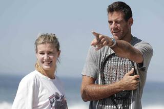 Del Potro debuta en Acapulco: el intercambio de tuits con Bouchard por esta foto