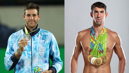 Del Potro y Phelps, en la misma categoría
