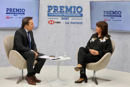 Del Rio entrevistó a Patricia Bindi, directora de Banca Empresas de HSBC