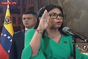 Delcy Rodríguez jura como presidenta interina de Venezuela tras la captura de Nicolás Maduro. Fuente: Youtube