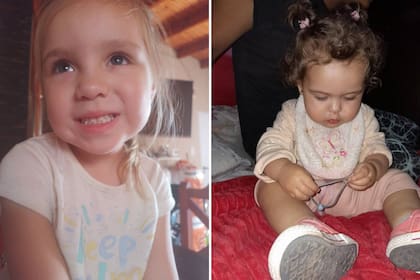 Delfina (1) y Pilar (5) desaparecieron durante el temporal que azotó a la ciudad de Bahía Blanca el pasado 7 de marzo
