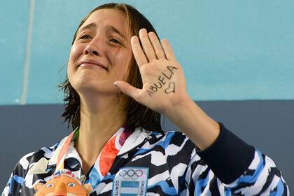 Delfina Pignatiello en los Juegos Olímpicos de la Juventud Buenos Aires 2018