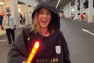 Delfi Pignatiello se distiende en la Villa Olímpica tras las emociones vividas