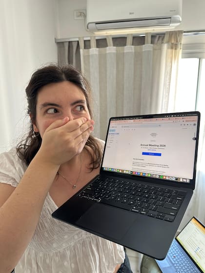 La única argentina elegida para participar entre 40 jóvenes líderes mundiales tiene 27 años y hablará sobre IA