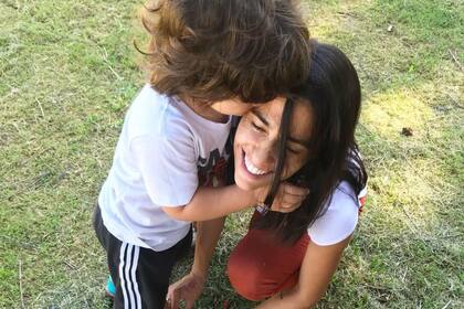 Delfina Gerez Bosco es madre de Gennaro, de tres años