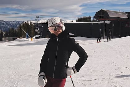 Delfina sumó estilo a las pistas