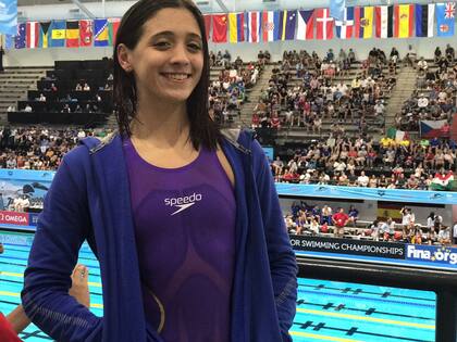 Delfina sumó una nueva medalla mundialista