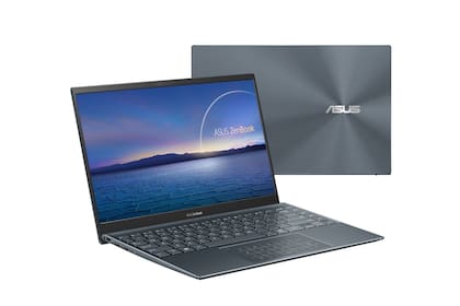 Delgada y muy portátil. La ASUS ZenBook 14 UX425 es ideal para los papás que prefieren computadoras móviles. Esta laptop, que pesa poco más de un kilo y es ultradelgada (13,9 mm), está equipada con un procesador Core i7 de Intel de onceava generación, tiene teclado numérico iluminado en el panel táctil, disco de hasta un terabyte (1 TB) y viene con 32 GB de memoria RAM. ($159.999)