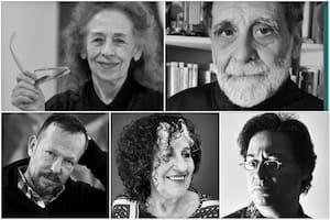 Delia Cancela, Daniel García, Guillermo Kuitca, María Ledesma y Oscar Strasnoy