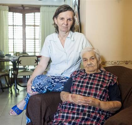 Delia Rodríguez y su hija Graciela Bargues