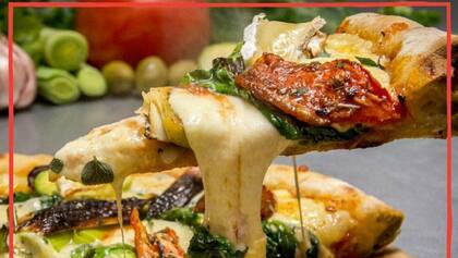 Delivery de pizza: Monzú. Foto: Facebook Monzú