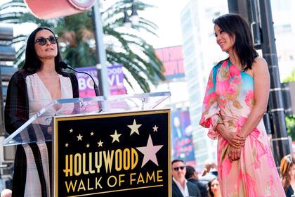 Demi Moore al hablar sobre su amiga y compañera Lucy Liu