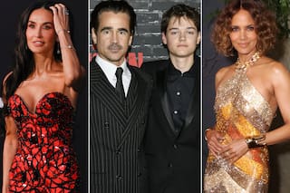 Mientras Demi Moore y Colin Farrell se pasearon con sus hijos, Halle Berry se lució con un impactante vestido