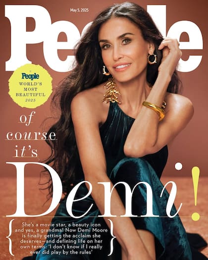 Demi Moore es "la mujer más linda del mundo" según la revista People
