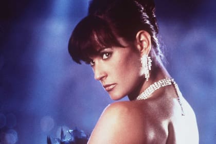 Demi Moore y el flequillo que lució en Striptease