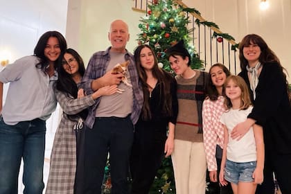 La familia ensamblada de Bruce Willis
