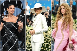 De Demi Moore y Zendaya a Shakira, todos los looks de la "blue carpet"