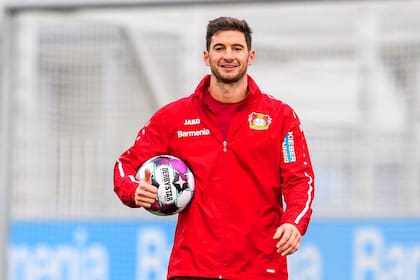 Lucas Alario jugó en 33 partidos con Leverkusen en la temporada pasada, pero pocos minutos