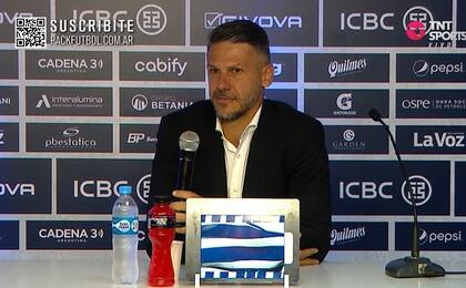 Demichelis, en la conferencia de prensa posterior al partido