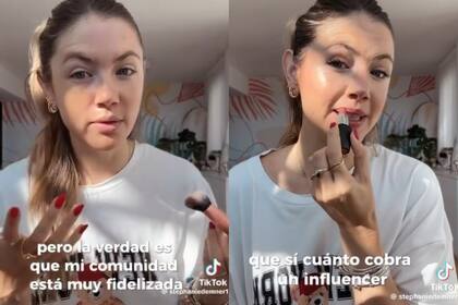 Demner también contó que una vez le ofrecieron 4 millones de pesos por unas historias, no obstante rechazó la propuesta (Foto: Captura de video / TikTok @stephaniedemner1)