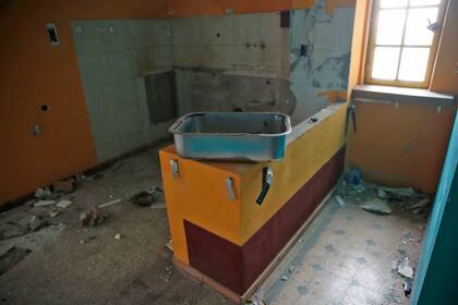 Vestigios de lo que fueron los departamentos