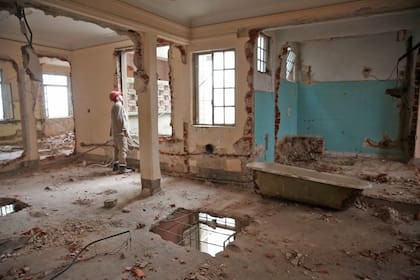 La mayoría de las aberturas ya fueron retiradas