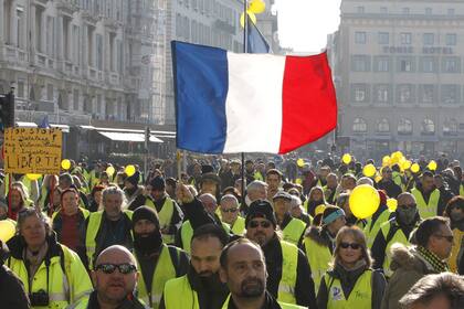Protestas Francia, 2018.