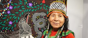 Tradiciones, labores, paisajes, en la primera Bienal de Arte Indígena