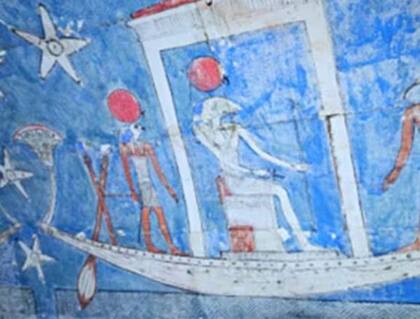 Dentro de las tumbas se descubrieron pinturas referenciales a los rituales post mortem