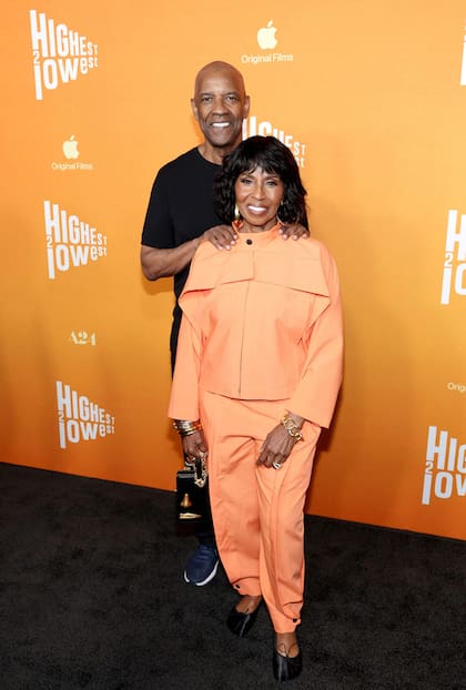 Denzel Washington y su esposa Pauletta disfrutaron de una proyección exclusiva del film de Apple Highest 2 Lowest, una nueva versión del thriller High and Low de Akira Kurosawa, ambientada en las calles de Nueva York y con Wahington como protagonista y con dirección de Spike Lee